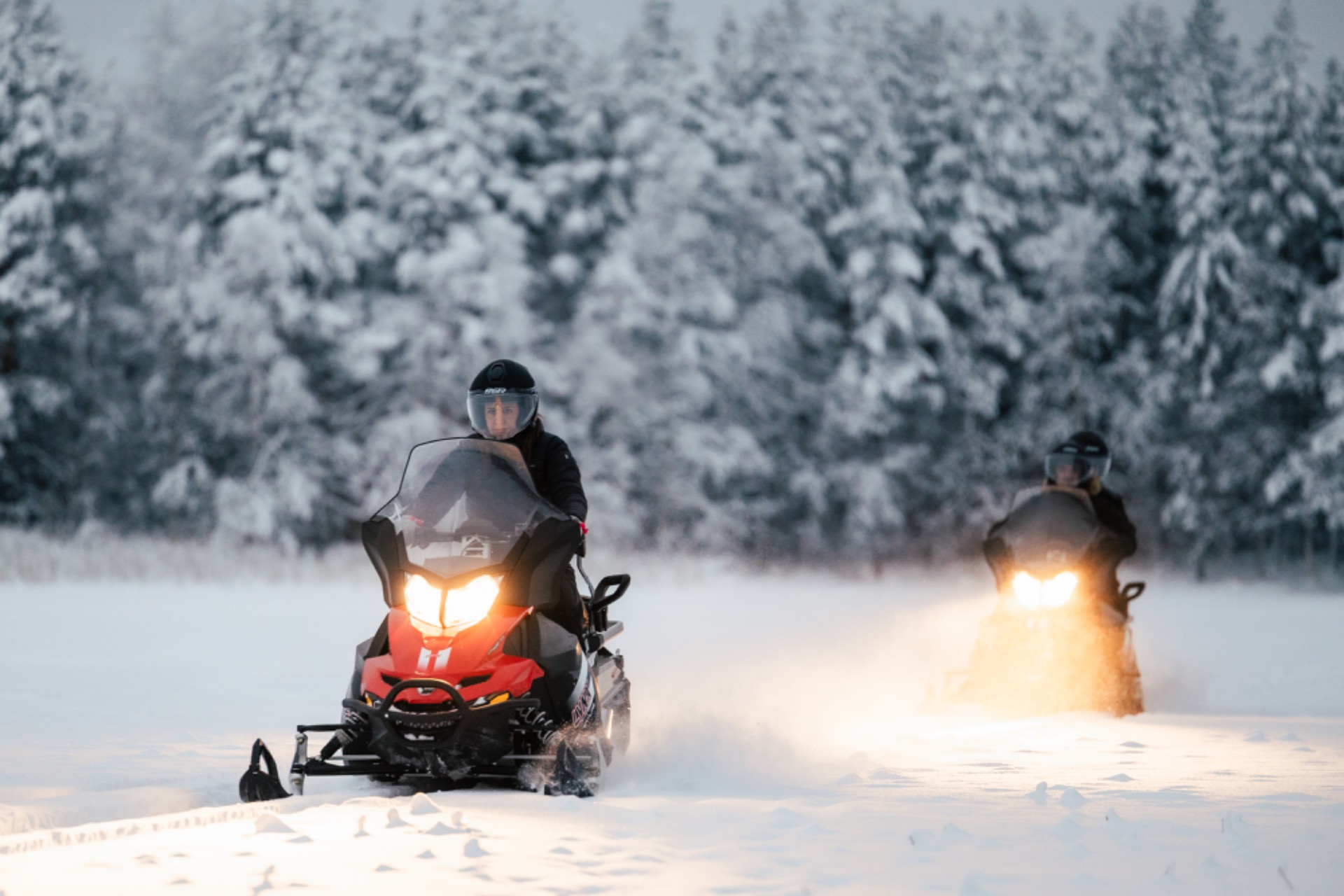 SNOWMOBILING